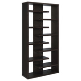 Best Furniture Outlet - Coaster - Altmark 71-inch 8-shelf Open Bookcase Cappuccino - 800265